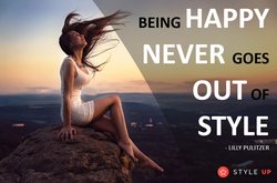 Being happy never...